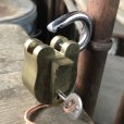 画像5: Antique Brass Handcrafted Solid THUNDER Brand 8 Levers Padlock (B873)