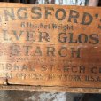 画像4: Vintage Wood Box KINGSFORD'S 6 lbs Silver Gloss Starch (M875)