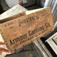 画像7: Vintage Wood Box Armour Canning Co. HAM (M883)