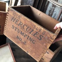 Vintage Wood Box HERCULES POWDER NO.2 10LB (M887)