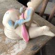 画像12: 60s DELL HANNA- BARBERA Huckleberry Hound on Whale Rubber Squeaky Toy (M895)