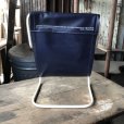 画像4: 70s Vintage Snoopy Sling Lounge Lawn Doll Chair Navy Blue (M897)