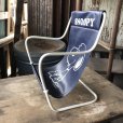 画像3: 70s Vintage Snoopy Sling Lounge Lawn Doll Chair Navy Blue (M897)