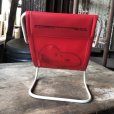 画像3: 70s Vintage Snoopy Sling Lounge Lawn Doll Chair Red (M898)