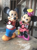 90s Vintage Disney Mickey & Minnie Bank Doll Set (M935)