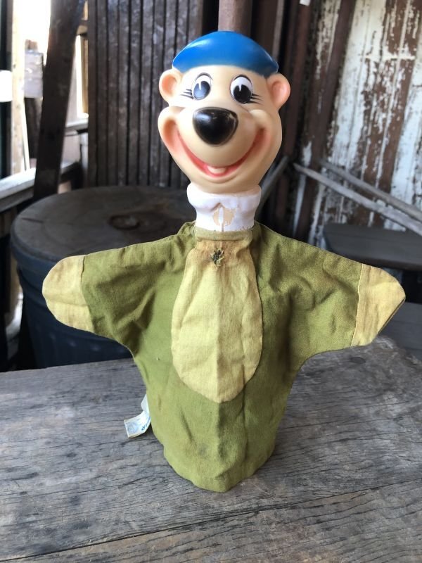 画像1: Vintage Knickerbocker Hand Puppet Hanna Barbera Yogi Bear (M944)