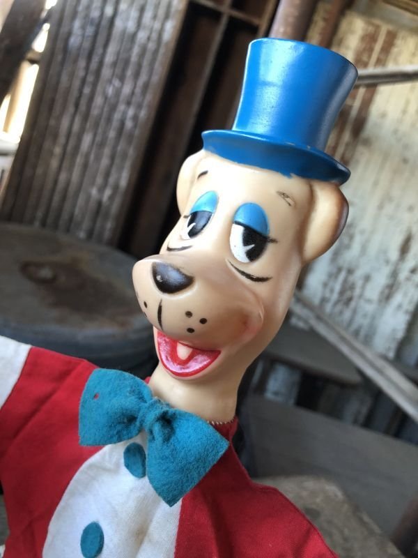 画像2: Vintage Knickerbocker Hand Puppet Hanna Barbera Huckleberry Hound (M943)