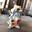 画像6:  Vintage Cow MILK Rubber Squeaker Toy  (M948) 