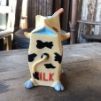 画像4:  Vintage Cow MILK Rubber Squeaker Toy  (M948) 