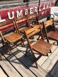 画像32: 50s Vintage Wooden Folding Chair Made in Romania　(M949)