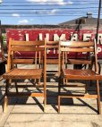 画像33: 50s Vintage Wooden Folding Chair Made in Romania　(M949)