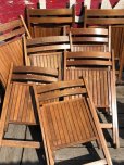 画像35: 50s Vintage Wooden Folding Chair Made in Romania　(M949)