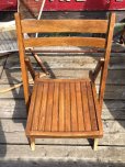 画像11: 50s Vintage Wooden Folding Chair Made in Romania　(M949)