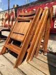 画像29: 50s Vintage Wooden Folding Chair Made in Romania　(M949)