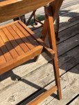 画像26: 50s Vintage Wooden Folding Chair Made in Romania　(M949)