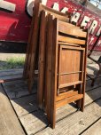 画像30: 50s Vintage Wooden Folding Chair Made in Romania　(M949)