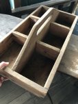 画像3: Vintage Wood Tool Caddy (M961)