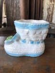 画像3: Vintage Ceramic Baby Planter Baby Bootie (M964) 