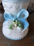 画像9: Vintage Ceramic Baby Planter Baby Bootie (M964) 