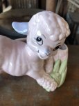 画像7: Vintage Ceramic Baby Planter Lamb Sheep (M963) 