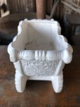 画像6: Vintage Ceramic Baby Planter Baby Buggy (M968) 