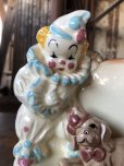 画像12: Vintage Ceramic Baby Planter Clown and Puppy (M965) 