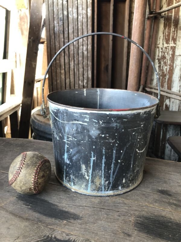 画像1: Vintage Paint Bucket Pail (M974)