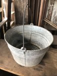 画像2: Vintage Metal Bucket Pail (M977) (2)