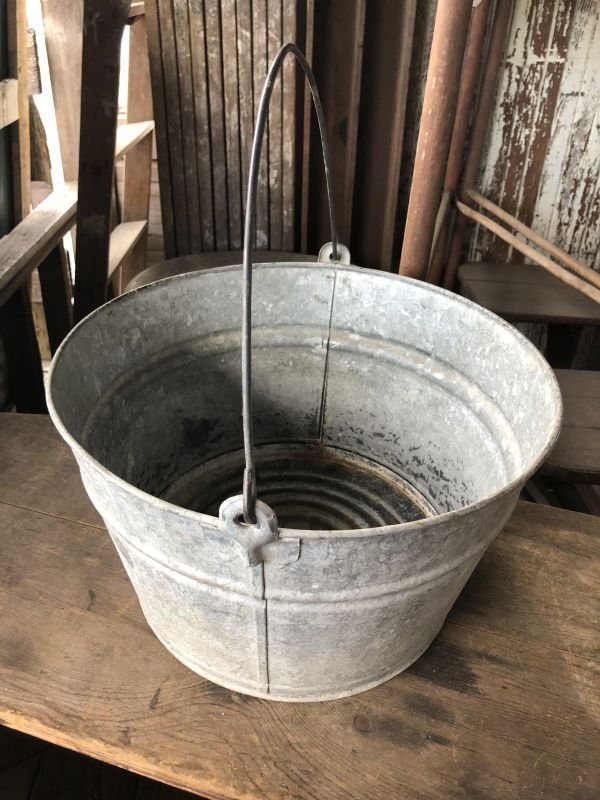 画像2: Vintage Metal Bucket Pail (M977)