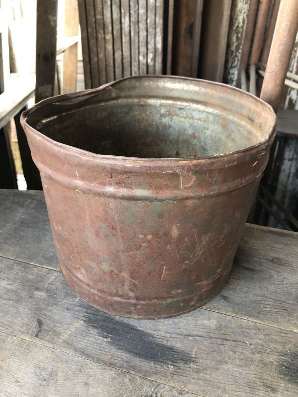 画像2: Vintage Metal Bucket Pail (M978)