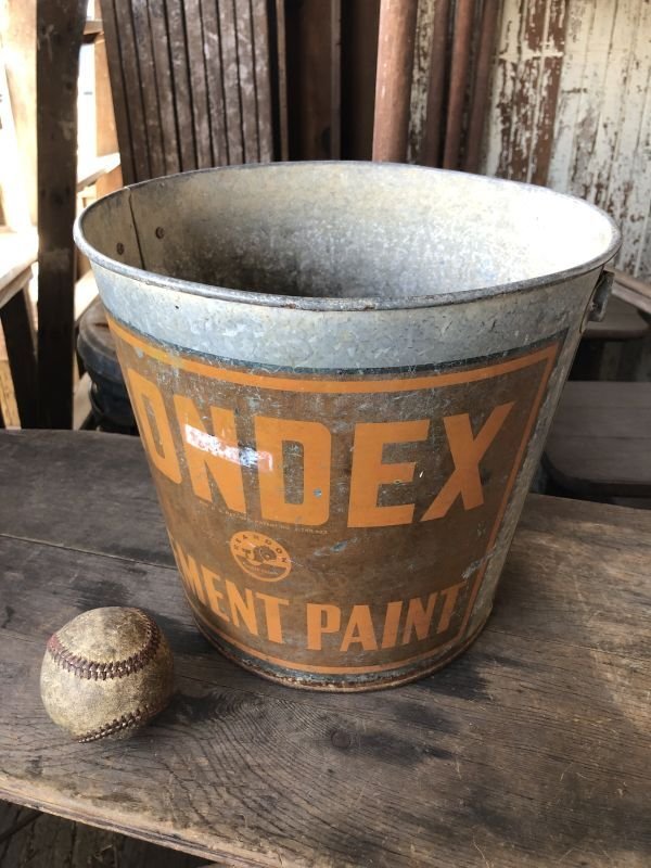 画像2: Vintage Bondex Metal Bucket Pail (M979)