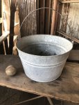 画像1: Vintage Metal Bucket Pail (M977) (1)