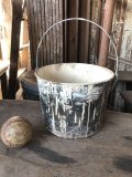 Vintage Paint Bucket Pail (M975)