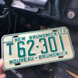 画像1: 70s Vintage Canada License Number Plate / NEW BRUNSWICK T62-301 (M851) (1)