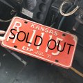 70s Vintage American License Number Plate / KANSAS RH 1115 (M858)