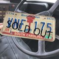 70s Vintage Canada License Number Plate / SOUTH CAROLINA VNF 175 (M850)