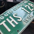 画像2: 70s Vintage American License Number Plate / SOUTH CAROLINA THS 128 (M855) (2)