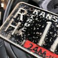 画像2: 60s Vintage American License Number Plate / KANSAS RH 1749 (M875) (2)