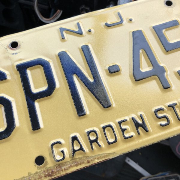 画像2: Vintage American License Number Plate / N.J. SPN-451 (M876)