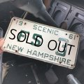 60s Vintage American License Number Plate / NEW HAMPSHIRE FS 3 (M865)