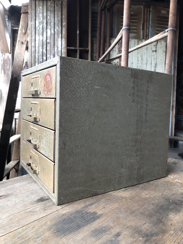 画像2: Vintage Union Chests 4 Drawer Mettal Tool Cabinet (M993) 