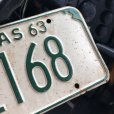 画像2: 60s Vintage American License Number Plate / KANSAS RH-2168 (M867) (2)