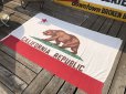 画像4: Vintage U.S.A . The Bear California Republic Cotton Flag 211x137 cm (M997) 