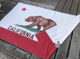 画像14: Vintage U.S.A . The Bear California Republic Cotton Flag 211x137 cm (M997) 