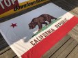 画像21: Vintage U.S.A . The Bear California Republic Cotton Flag 211x137 cm (M997) 