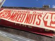 画像3: Vintage Advertising Planters Peanuts Store Display Cloth Banner Sign (M998) 