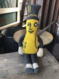 Vintage Mr Peanut Cloth Pillow Doll (M998) 