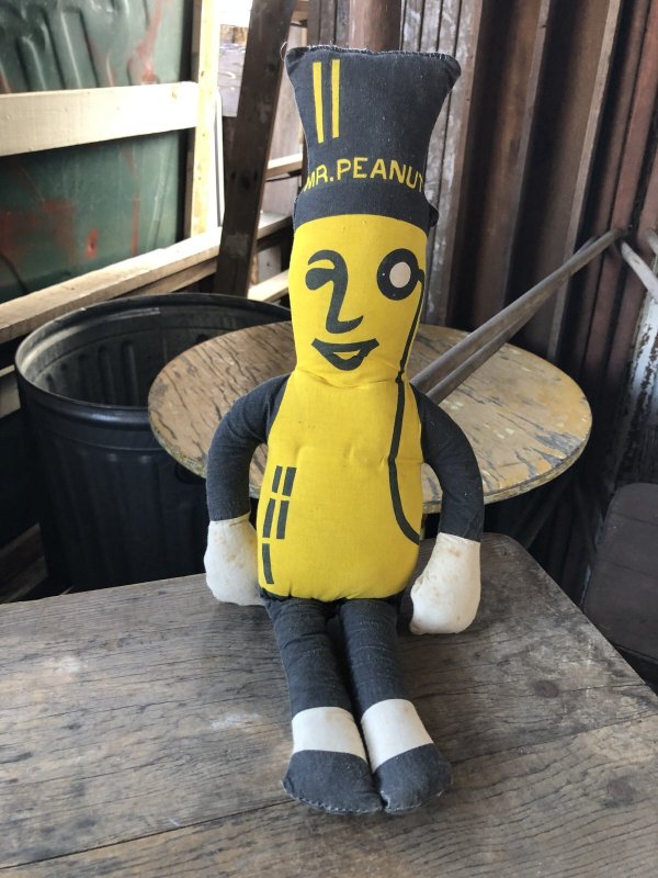 画像1: Vintage Mr Peanut Cloth Pillow Doll (M998) 