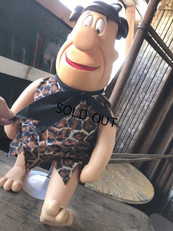 画像2: 80s Vintage Mighty Star CANADA Fred Flintstone 18” Big Size Doll (R008) 