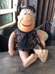 画像4: 80s Vintage Mighty Star CANADA Fred Flintstone 18” Big Size Doll (R008) 